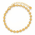 Weave Circle Bracelet Gold