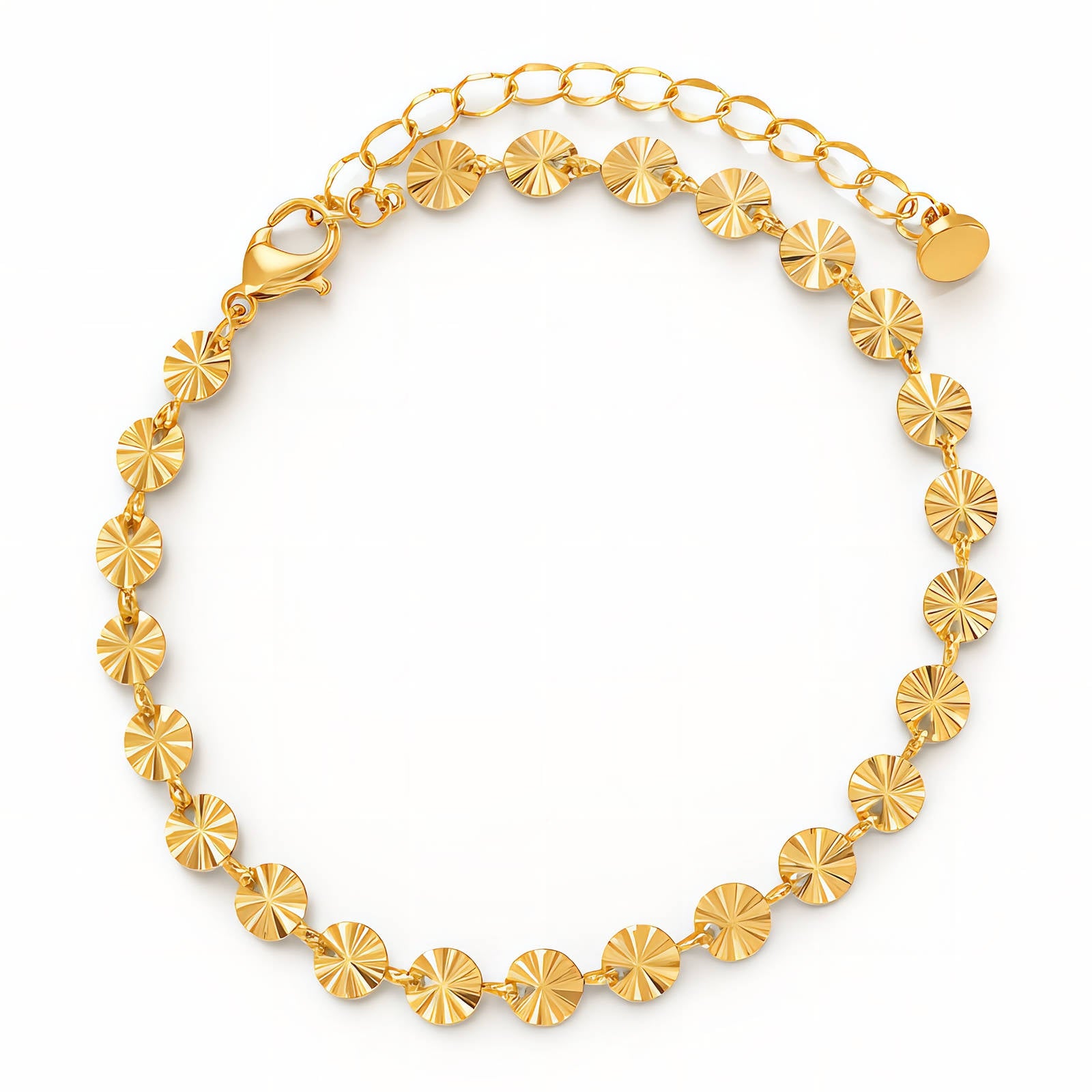 Weave Circle Bracelet Gold