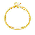 Double Layered Ball & Chain Anklet