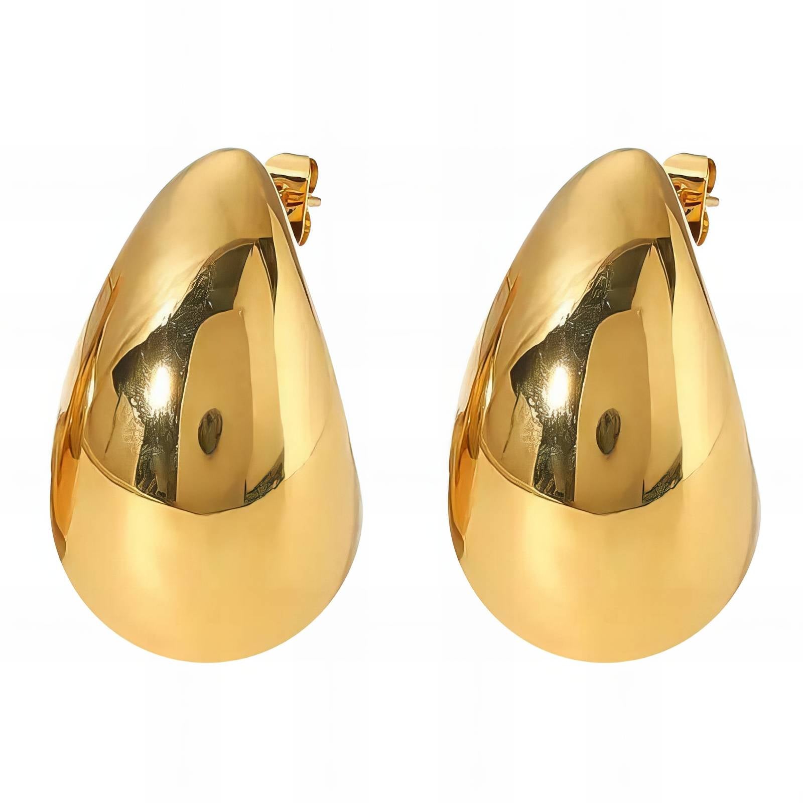 Teardrop Earrings Gold
