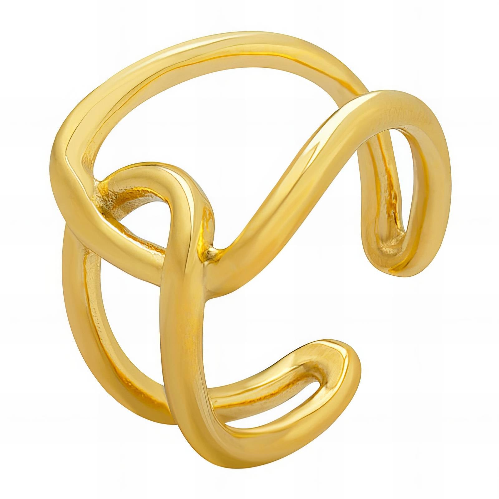Swirl Ring Gold