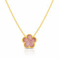 Flower Necklace Pink