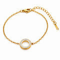 Halo Cubic Zirconia Bracelet