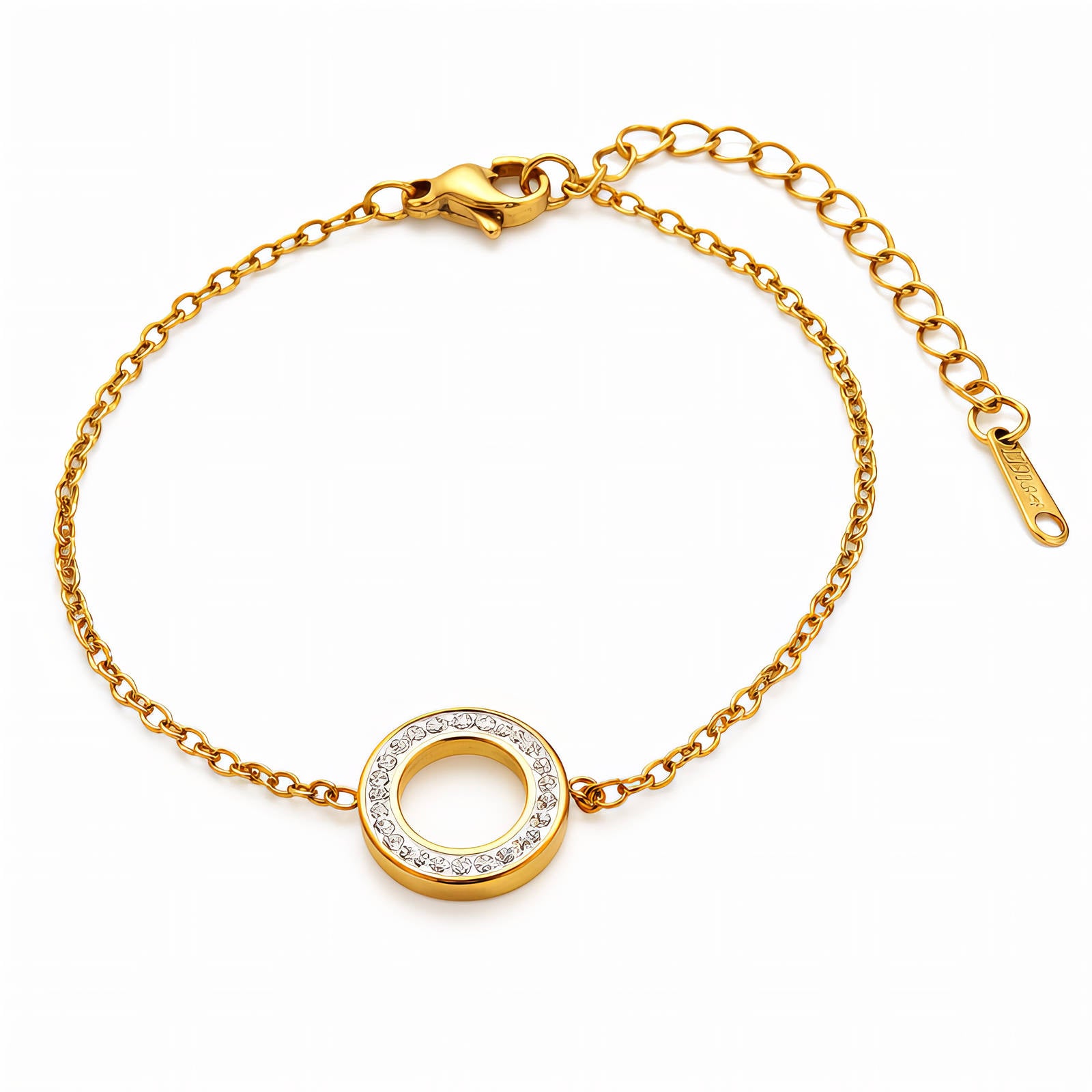 Halo Cubic Zirconia Bracelet